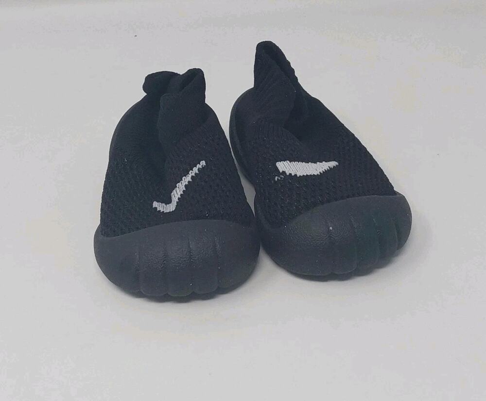 Toddler Water Shoes Aqua Socks Swim Beach Pool Slip On Black Size 12.5